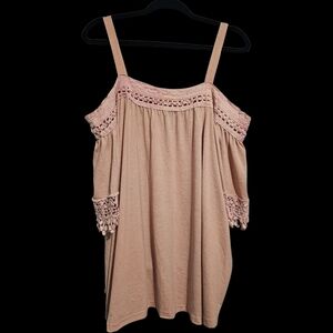 Justify Pink Embellished Sleeveless Blouse